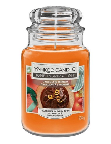 CANDELA GIARA GRANDE YANKEE CANDLE - CHOCOLATE ORANGE | Guida Book Store