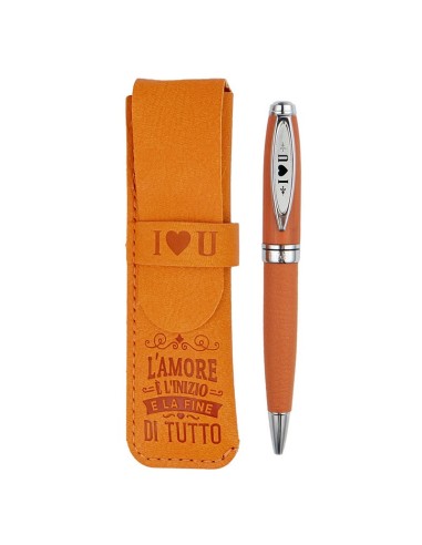 PENNA PERSONALIZZATA IN BAMBOO - I LOVE U
