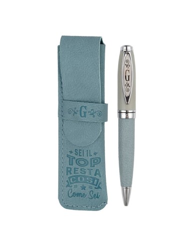 PENNA PERSONALIZZATA IN BAMBOO - LETTERA G