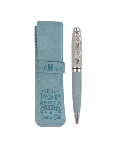 PENNA PERSONALIZZATA IN BAMBOO - LETTERA M
