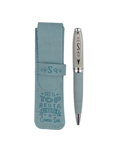 PENNA PERSONALIZZATA IN BAMBOO - LETTERA S