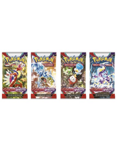 POKEMON BUSTINA DA 10 CARTE - SCARLATTO e VIOLETTO