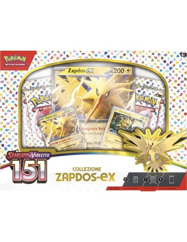 POKEMON SERIE SCARLATTO e VIOLETTO, 151 COLLEZIONE ZAPDOS EX