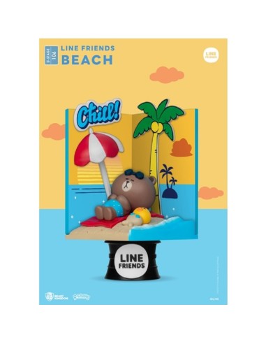 ACTION FIGURE LINE FRIENDS SPIAGGIA