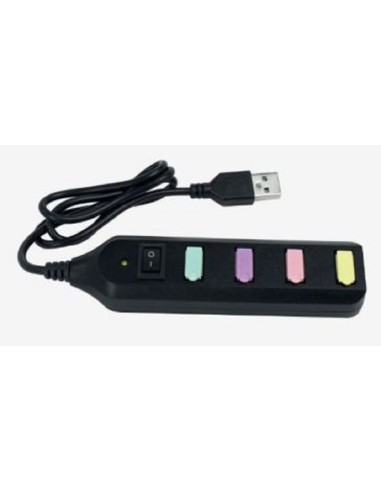 HUB USB A 4 PORTE - NERO
