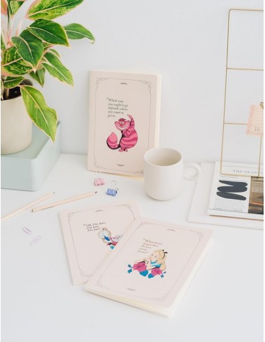 3 QUADERNI A5 DISNEY ALICE NEL PAESE DELLE MERAVIGLIE 