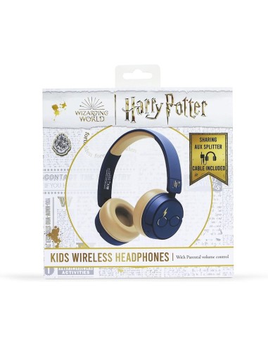 CUFFIE HARRY POTTER LIGHTENING BOLT BLU BLUETOOTH