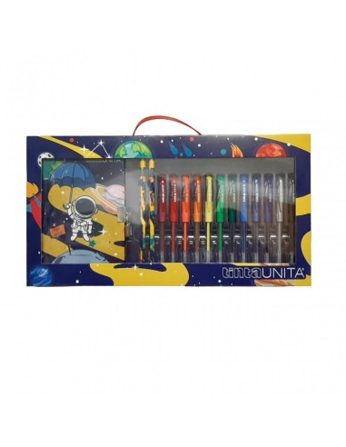 DIARIO SEGRETO CON LUCCHETTO CON SET PENNE GEL