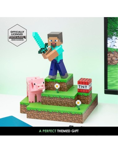 LAMPADA MINECRAFT STEVE DIORAMA