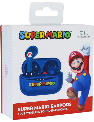EARPODS NINTENDO SUPER MARIO BLUE