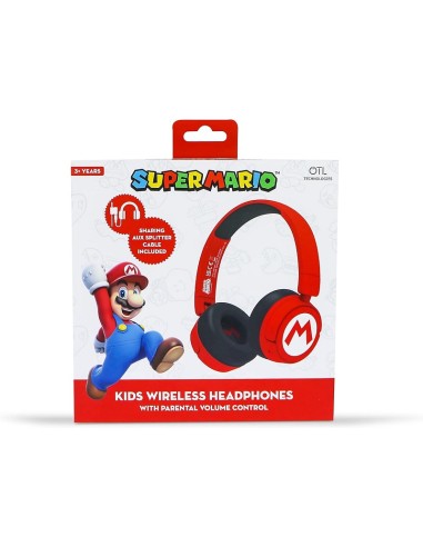 CUFFIE NINTENDO SUPER MARIO LOGO BLUETOOTH