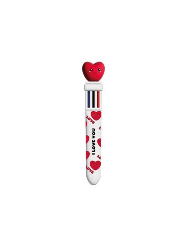 PENNA MULTICOLORE 10 COLORI - FOLLOW YOUR HEART