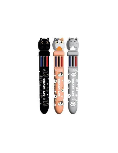 PENNA MULTICOLORE 10 COLORI - KITTIES
