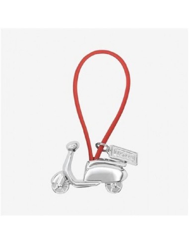 LEGAMI PORTACHIAVI IN ZINCO CON CORDINO IN SILICONE - VESPA