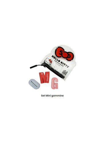 SET MINI GOMMINE - HELLO KITTY