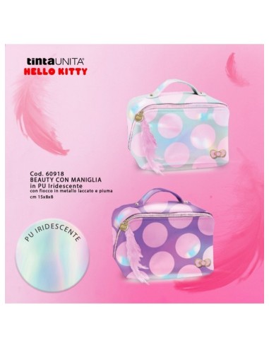 BEAUTY IRIDESCENTE CON MANIGLIA - HELLO KITTY