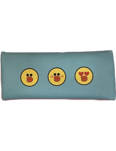 ASTUCCIO PIATTO LINE FRIENDS TURCHESE CON PAPERELLE