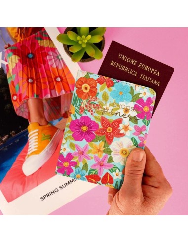 PORTA PASSAPORTO LEGAMI - FLOWERS