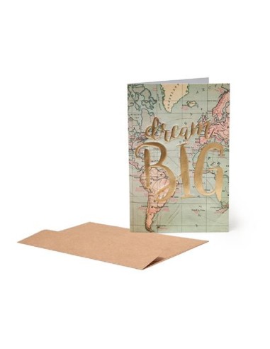 BIGLIETTO D'AUGURI LEGAMI - DREAM BIG
