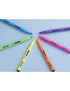 ASTUCCIO 6 EVIDENZIATORI FLUO THIN LIGHT 2