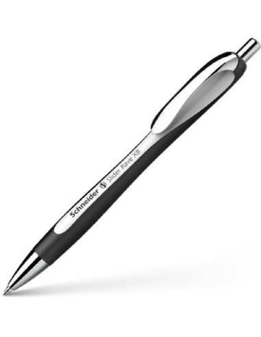 PENNA A SFERA SCHNEIDER SLIDER RAVE - BIANCO/NERO