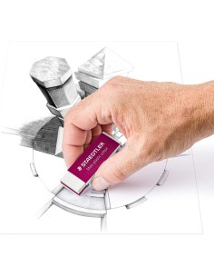 GOMMA MARS PLASTIC COLOUR STAEDTLER 52650E1-80 ROSSA