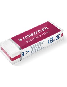 GOMMA MARS PLASTIC COLOUR STAEDTLER 52650E1-80 ROSSA 2