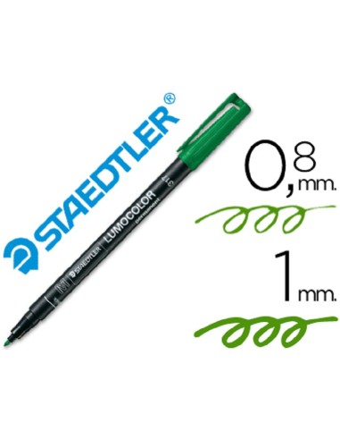 PENNARELLO INDELEBILE STAEDTLER LUMOCOLOR PUNTA M - VERDE