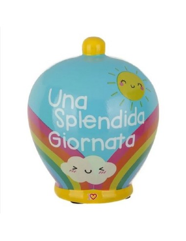 SALVADANAIO IN CERAMICA - UNA SPLENDIDA GIORNATA