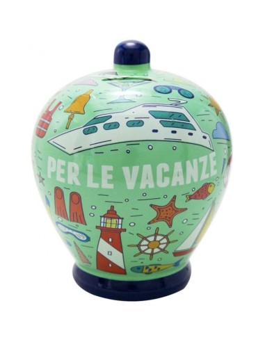 SALVADANAIO IN CERAMICA - PER LE VACANZE