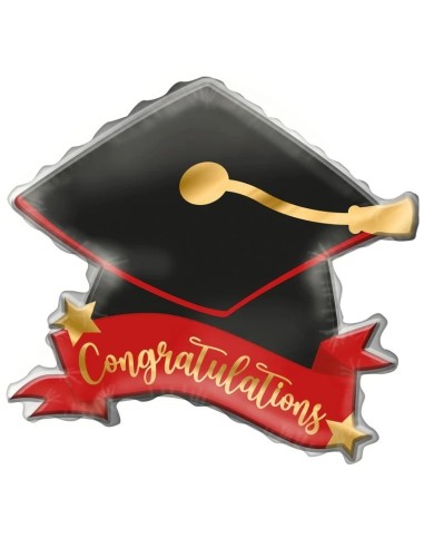 PALLONCINO MYLAR LAUREA 43''/110cm - CONGRATULAZIONI