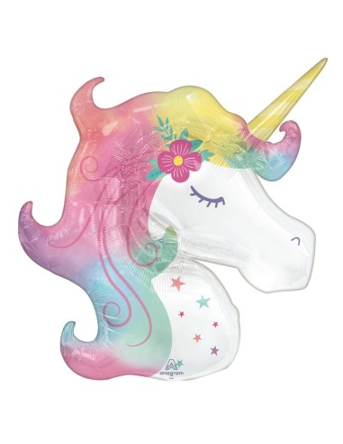 PALLONCINO MYLAR 33IN/83cm - UNICORNO