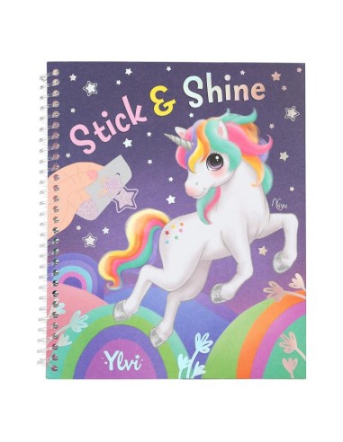 YLVI LIBRO DA COLORARE STICK & SHINE