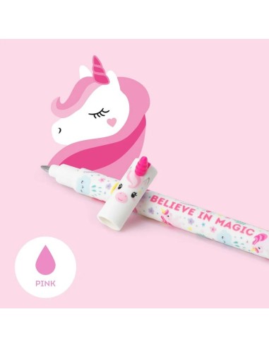 PENNA GEL CANCELLABILE LEGAMI - UNICORNO ROSA