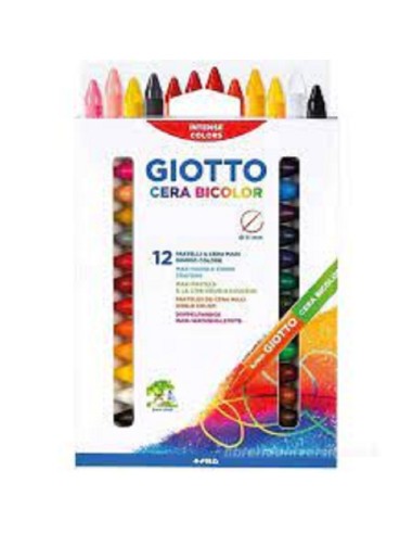 PASTELLI A CERA GIOTTO BICOLOR 12
