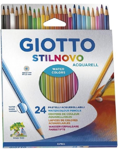 PASTELLI GIOTTO STILNOVO ACQUARELL 24