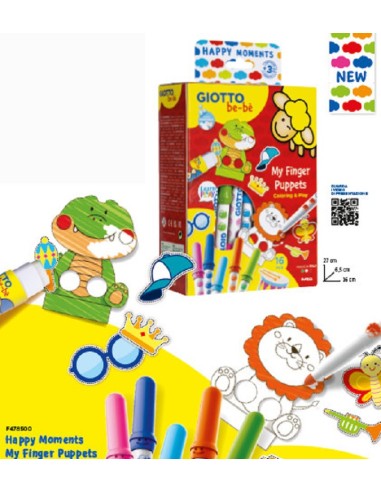 GIOTTO BE-BE' HAPPY MOMENTS MY FINGER PUPPETS