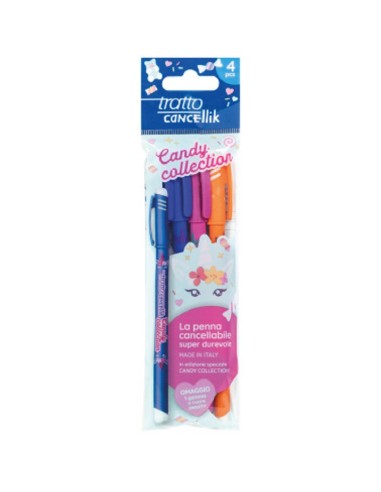 SET 6 PENNE TRATTO CANDY COLLECTION 