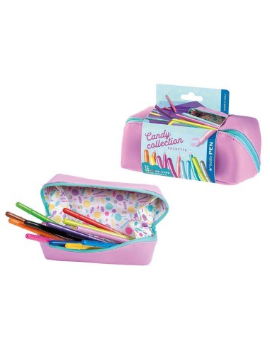 POCHETTE M CON 12 TRATTO PEN CANDY COLLECTION