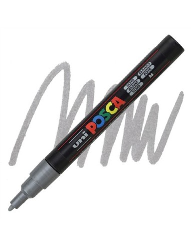 PENNARELLO UNI POSCA 0.9-1.3mm - ARGENTO