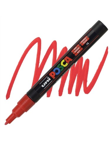 PENNARELLO UNI POSCA 0.9-1.3mm - ROSSO