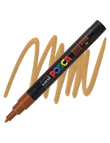 PENNARELLO UNI POSCA 0.9-1.3mm - BRONZO