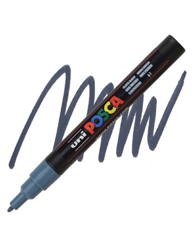 PENNARELLO UNI POSCA 0.9-1.3mm - GRIGIO ARDESIA