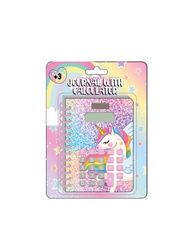 NOTES SPIRALATO CON CALCOLATRICE TRI-COASTAL UNICORN