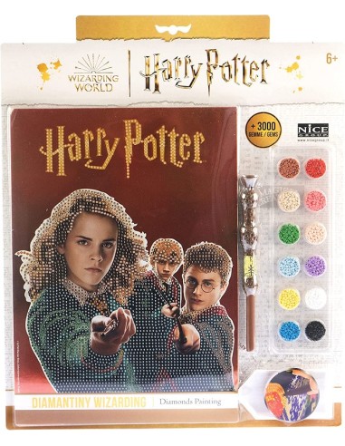DIAMANTINY Harry Potter – Wizarding Foundation Magic Trio – Kit crea i