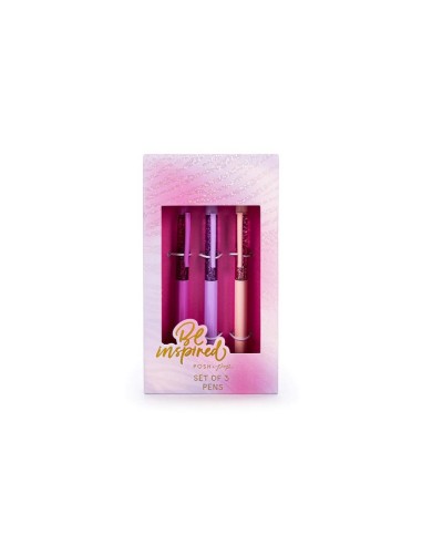 SET 3 PENNE GLITTER TRI-COASTAL