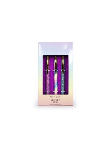 SET 3 PENNE GLITTER TRI-COASTAL