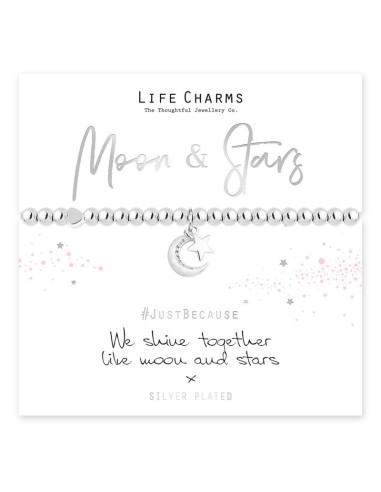 BRACCIALETTO LIFE CHARM - MOON & STARS