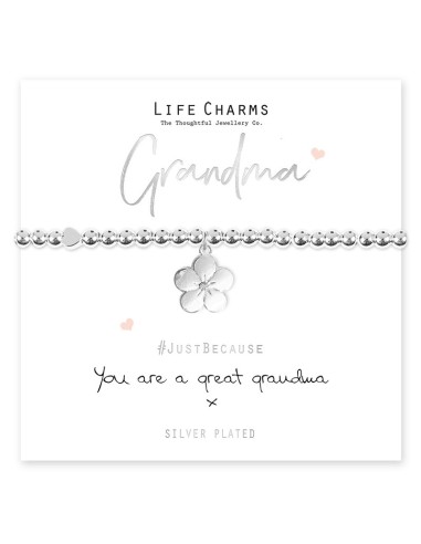 BRACCIALETTO LIFE CHARM GREAT GRANDMA