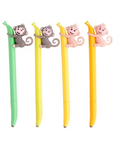PENNA SCIMMIA E BANANA